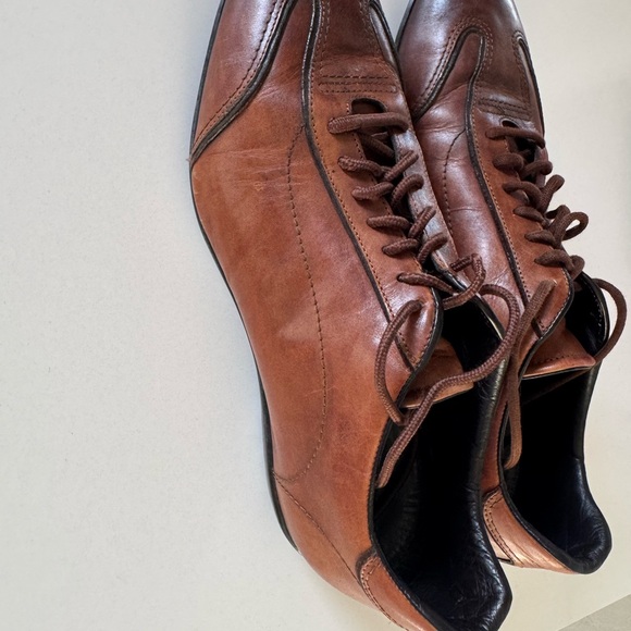 Santoni all leather beautiful walking/sports shoes. Very sharp with jeans/shorts - Picture 2 of 11